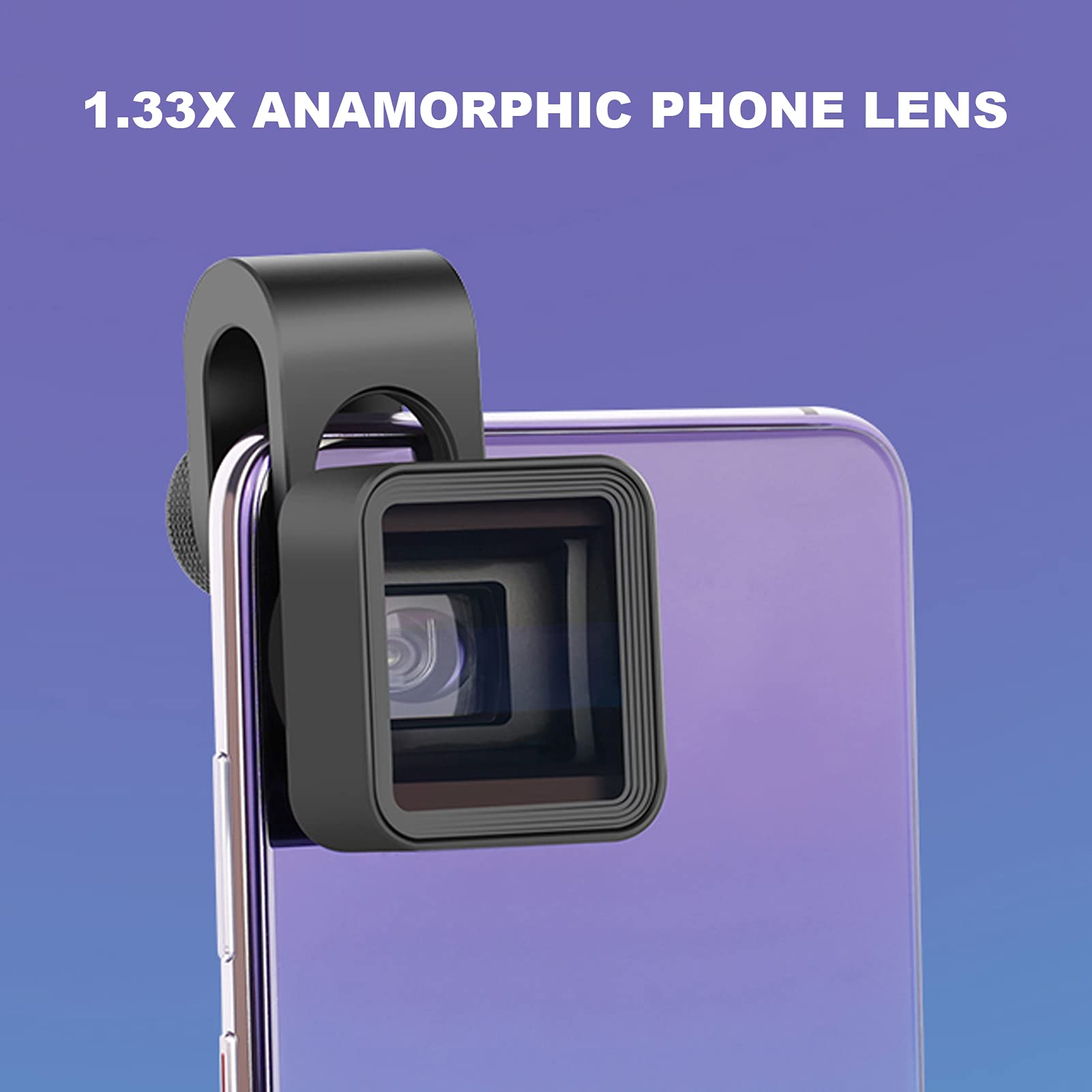 Mobile Anamorphic Widescreen Lens,1.33X Wide Screen Deformation